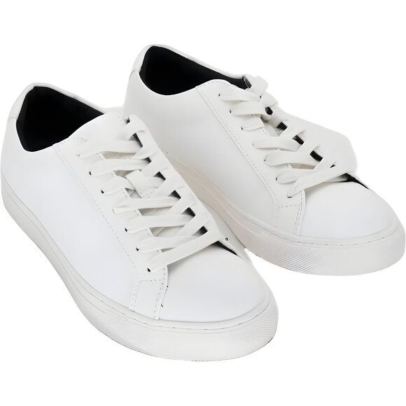 Alfani Grayson White Lace-Up Men's Sneakers - Size 7.5 - Picture 4 of 6